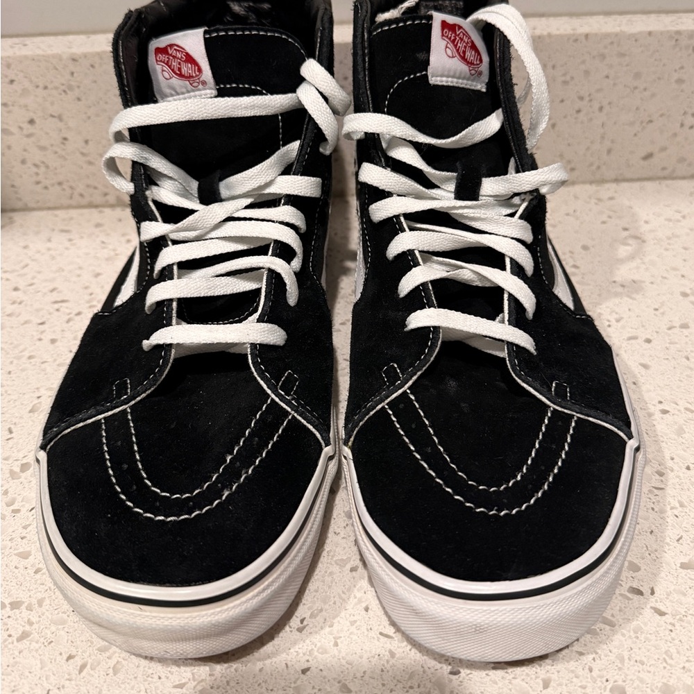 Vans Classic Black and White High-Tops - Picture 4 of 7